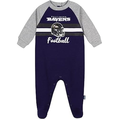 Gerber NFL unisex-baby Nfl Team Footed Coverall