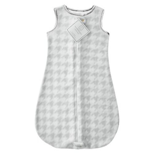 SwaddleDesigns® Houndstooth zzZipMe Sack® - 3-6 Month Gray