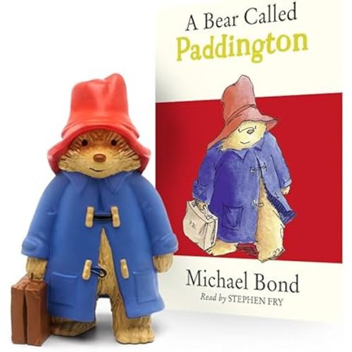 Tonies Paddington Bear Audio Toy Figurine from A Bear Called Paddington and Other Stories by Michael Bond, narrated by Celebrity Voices