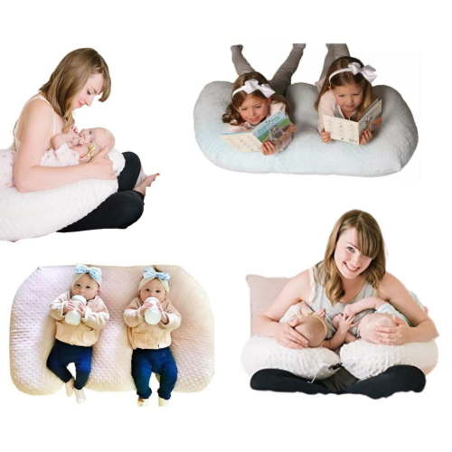Twin Z Pillow and 1 Cream Cover Feed Your Twins in Comfort