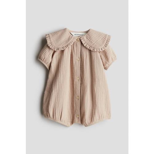 COTTON MUSLIN ROMPER SUIT