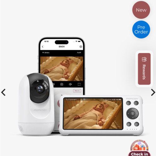 Momcozy 5-Inch Dual-mode Smart Baby Monitor-BM04