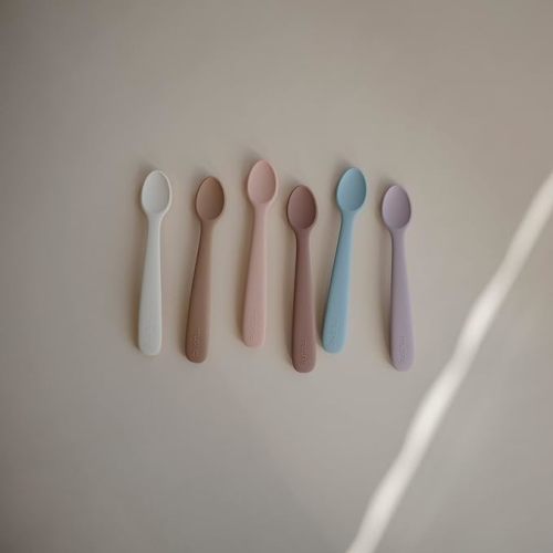 Mushie Silicone Spoons - 2 pack