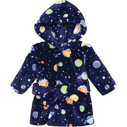 Hudson Baby Unisex Baby Plush Animal Face Bathrobe