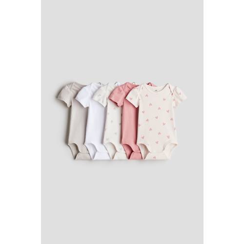 5-PACK COTTON BODYSUITS