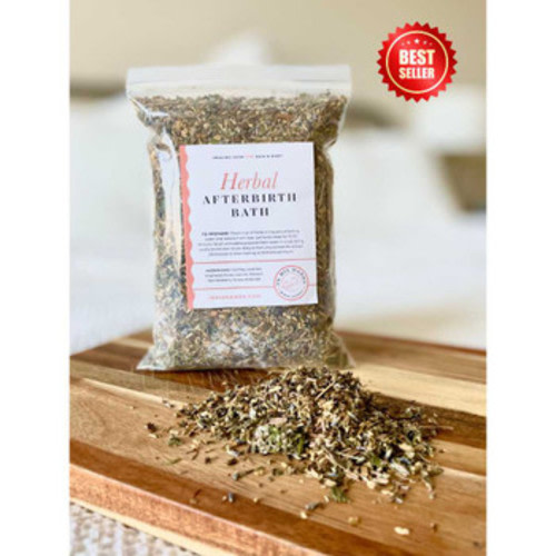 Herbal Afterbirth Sitz Bath dry herb soak with salt, 12oz. | In His Hands