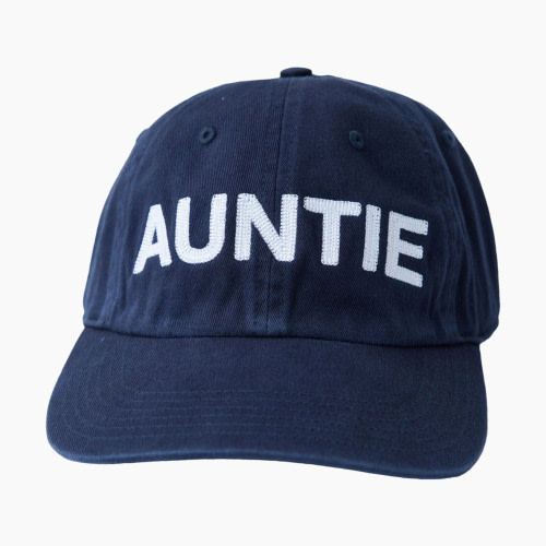 Ingrid and Isabel Auntie Baseball Hat - Navy