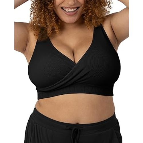 Kindred Bravely Sublime Adjustable Crossover Nursing Bra for Breastfeeding | Wireless Maternity