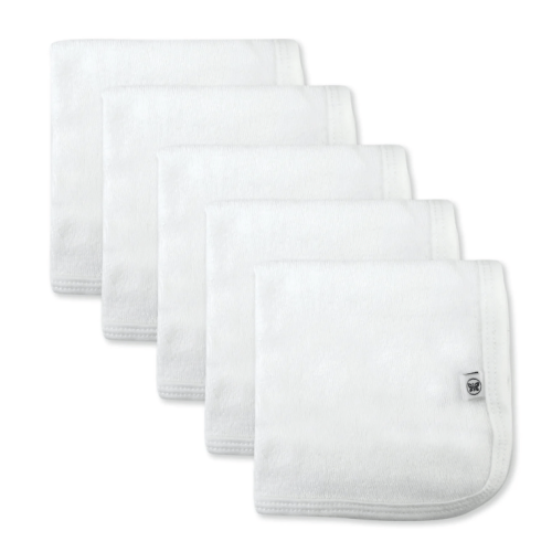 5-Pack Organic Cotton Baby Terry Wash Cloths | Honest Baby Clothing