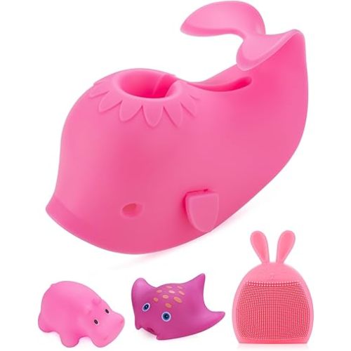 HOLINDUK Bath Spout Cover, Faucet Cover Baby Bathroom Tub Faucet Cover Protector for Kids, Bathtub Spout Cover for Baby Toddlers Protection Accessories Baby Safety Protection Universal Bath Silicone