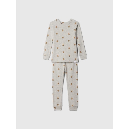 babyGap Organic Brushed Cotton Holiday PJ Set in bear, size: 0-3 M