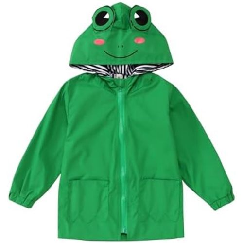 CM C&M WODRO Toddler Baby Boy Girl Duck Rain Jacket Cute Cartoon Animal Raincoat Hoodie Kids Coat Fall Winter School Outfit