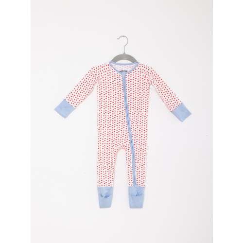Red Heart Sleep Romper