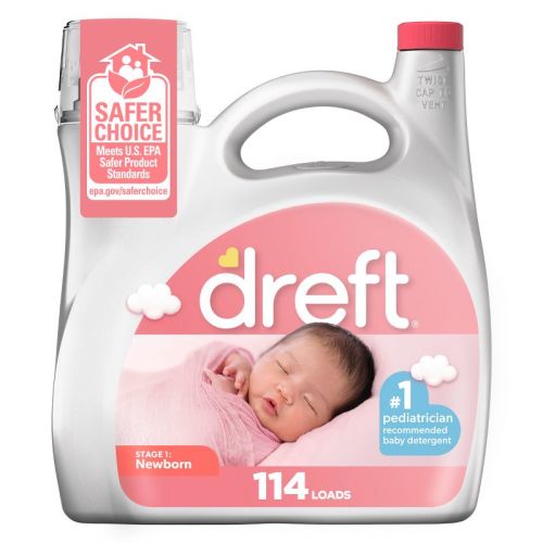 Dreft Stage 1: Newborn Liquid Laundry Detergent, Size: 165 fl oz