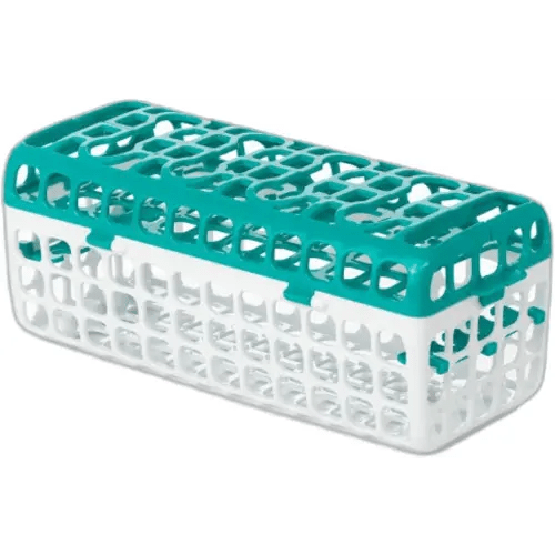OXO Tot Dishwasher Basket for Bottle Parts & Accessories, Teal, 1 Count (Pack of 1)