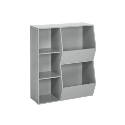 RiverRidge Home RiverRidge Kids Playroom Toy Organizer and Bookcase with 3 Cubbies and 2 Veggie Storage Bins & Reviews | Wayfair