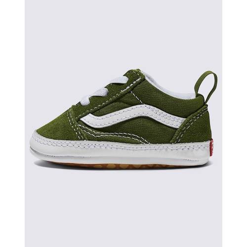 Infant Old Skool Crib Shoe in Pesto Green | Vans