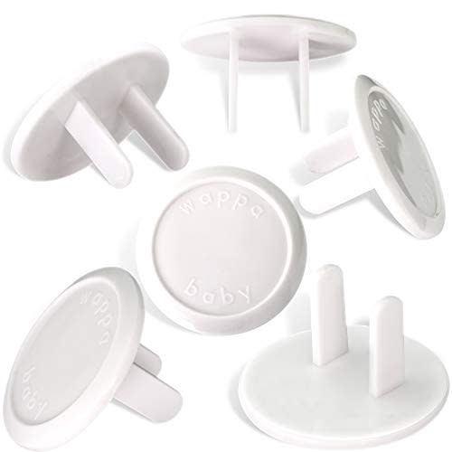 Outlet Covers Babyproofing 50-Pack by Wappa Baby | Safe & Secure Electric Plug Protectors | Sturdy Childproof Socket Covers for Home & Office | Easy Installation | Protect Toddlers & Babies | White