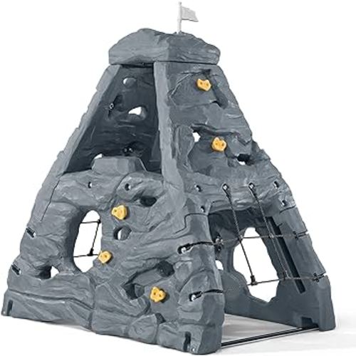 Step2 Skyward Summit for Kids, Climbing Wall Playset for Toddlers, Ages 4 –8 Years Old, Easy to Assemble Kids Outdoor Playground for Backyard