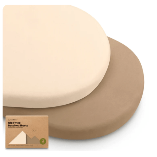 Isla Fitted Bassinet Sheets (2-Pack) | Keababies