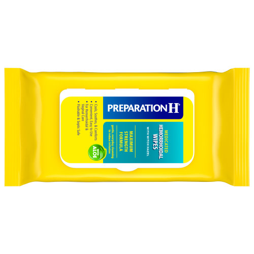 Preparation H Wipes with Witch Hazel - 48 Count