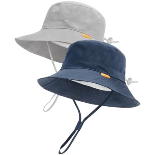 FURTALK Baby Sun Hat Toddler Boys Girls Bucket Hat for Kids 0-5 Years UPF 50+ Sun Protective Child Summer Beach Hats