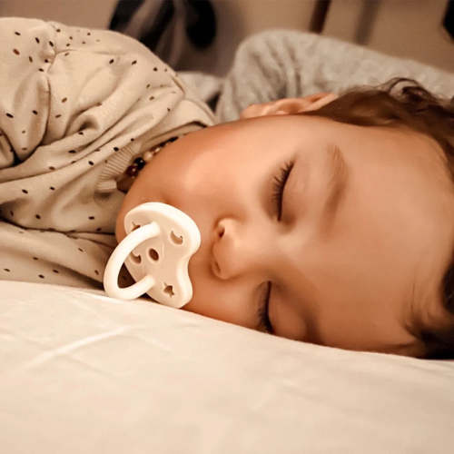 HEVEA Grey Natural Rubber Pacifier (0-3 mo) | EarthHero