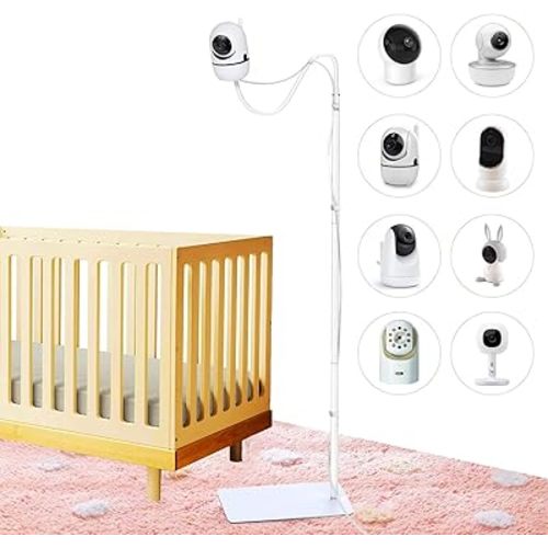 Baby Monitor Floor Stand Holder | Compatible with Infant Optics, Hello Baby, Nanit Floor Stand, Motorola, Vava, Owlet | Baby Monitor Secure & Universal Mount