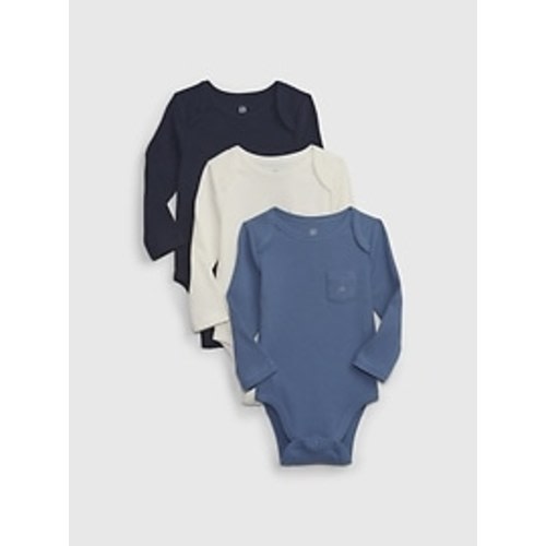 Baby First Favorites TinyRib Bodysuit (3-Pack) | Gap
