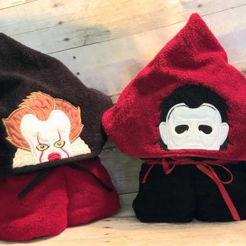 Horror Character Hooded Towel