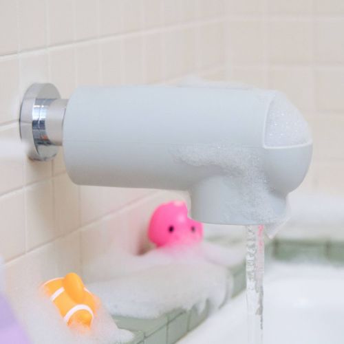 Munchkin Soft Spot Silicone Bathtub Spout Guard With Built-in Bubble Bath Dispenser