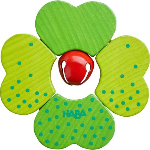 Haba Clutching Toy Shamrock (wood) (made In Germany)