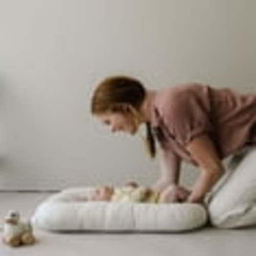 Baby Lounger Pillow for Infants Babies 0 12 Months Lounger for Baby Soft Cotton Breathable Infant Floor Seats & Loungers for Newborn Gifts