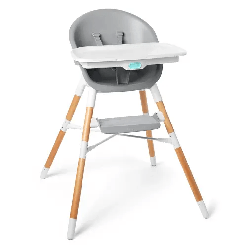 Skip Hop Baby High Chair, Eon 4-in-1, Grey/White