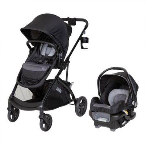 Baby Trend Modular Stroller Sonar Switch Travel System with Ally Infant Car Seat with Parent-Facing, Forward-Facing Configurations, Desert Grey
