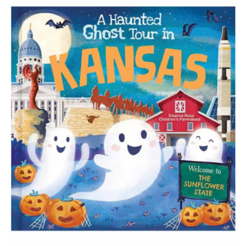 Kansas BLUE A Haunted Ghost Tour in Children's Book - 88620076