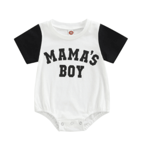 Mama Boy T-shirt Romper