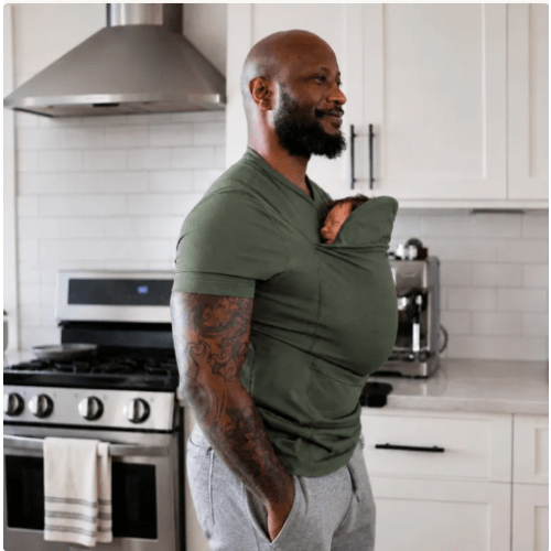 Baby carrier dad shirt