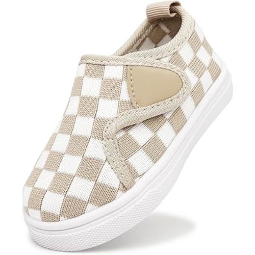 Baby Shoes Boy Girl Walking Slip On Sneakers Infant First Walker Shoes 6 9 12 15 18 24 Months - 12-18 Months Infant - 012-camel White