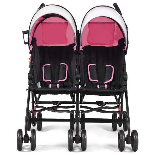 Yardi Yard Foldable Twin Baby Double Stroller Ultralight Umbrella Kids Stroller-Pink, Toddler Stroller for Infant & Toddler