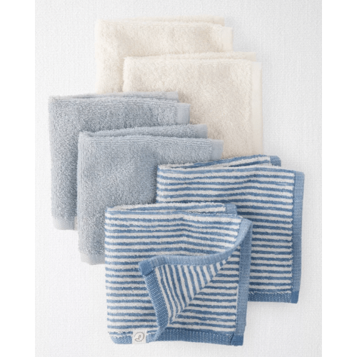 Little Planet by carter's 6pk Wash Cloth - Blue