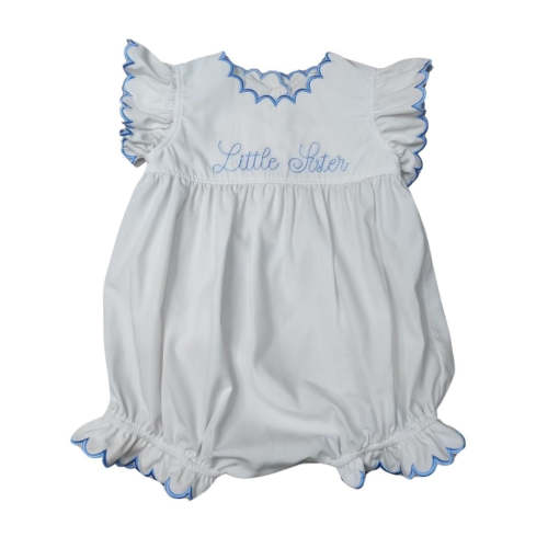 Ruffle Sleeve Bubble | Little Sister