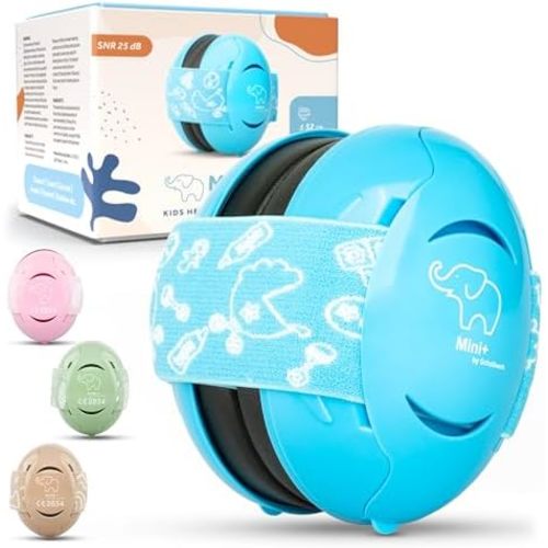 Schallwerk ® Mini+ Baby Ear Muffs – Infant Noise Cancelling Headphones, Toddler Ear Protection, Baby Headphones for Noise