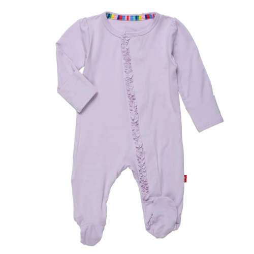 wisteria magnetic me footie with ruffles