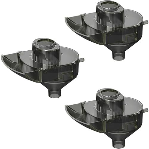 Baby Formula Dispenser Replacement Funnel Compatible with Baby Brezza Formula Pro Advanced and Pro Advanced WiFi Models ONLY, Replacement Funnel & Cover, NOT Fit Formula Pro MINI Mixer Machine, 3-Set