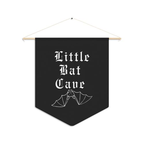 Bat Pennant Gothic Nursery | Baby Room or Nursery | Baby Bat Cave