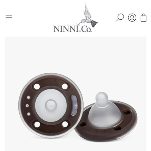 Ninni Pacifier Cocoa 2 Pack