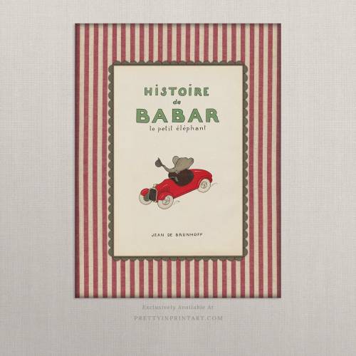 Babar Nursery Art 008 | Unframed