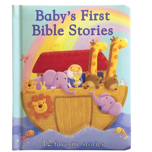 Baby's First Bible Stories Padded Board Book - Gift for Easter, Christmas, Communions, Newborns, Birthdays, Beginner Bible