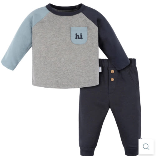 2-Piece Baby Boys Happy Top & Joggers Set – Gerber Childrenswear